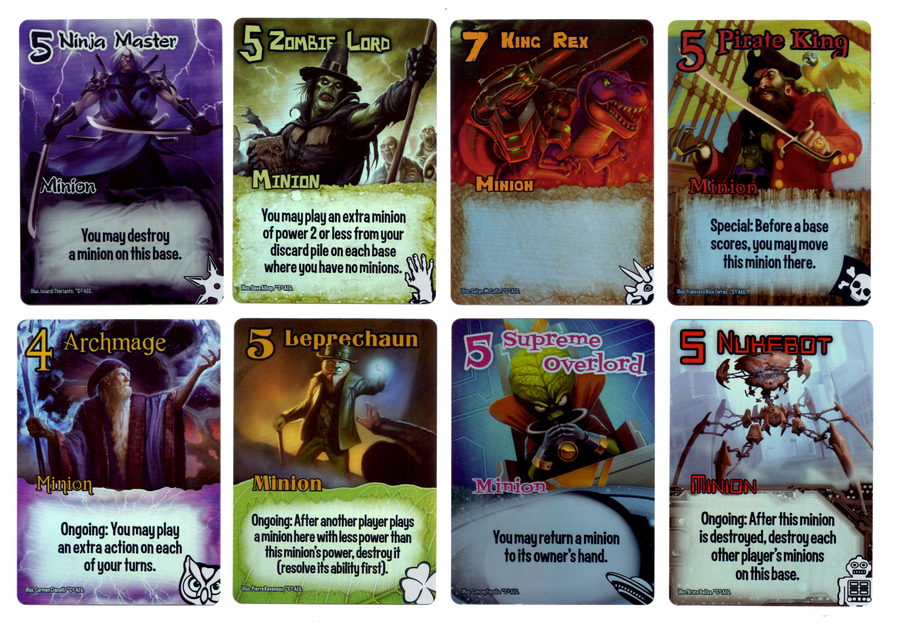 Smash Up: Alternate Art Foil Cards for use with the board game S, Smash Up, sold at the BoardGameGeek Store