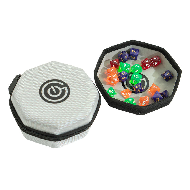 GeekOn Dice Tray for use with the board game GeekOn, REORDER, sold at the BoardGameGeek Store