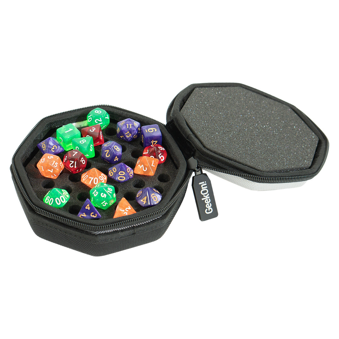 GeekOn Dice Tray for use with the board game GeekOn, REORDER, sold at the BoardGameGeek Store