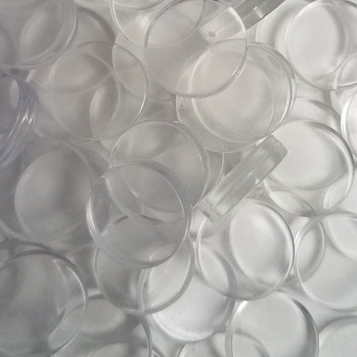 Translucent Plastic Discs - 15 mm - Bag of 30 for use with the board game REORDER, sold at the BoardGameGeek Store