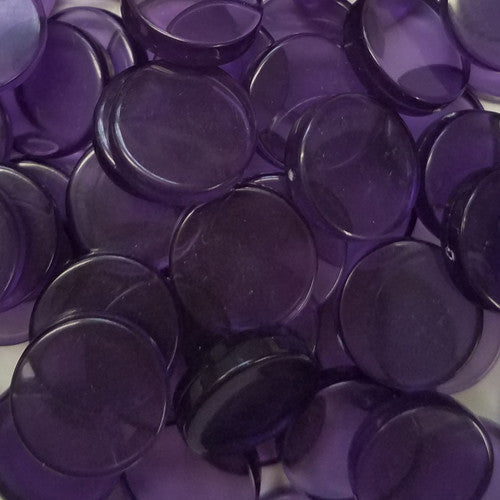 Translucent Plastic Discs - 15 mm - Bag of 30 for use with the board game REORDER, sold at the BoardGameGeek Store