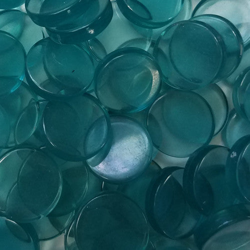 Translucent Plastic Discs - 15 mm - Bag of 30 for use with the board game REORDER, sold at the BoardGameGeek Store