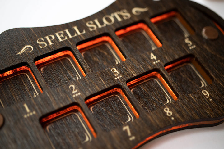 Strata Strike: Spell Slot Tracker for use with the board game , sold at the BoardGameGeek Store