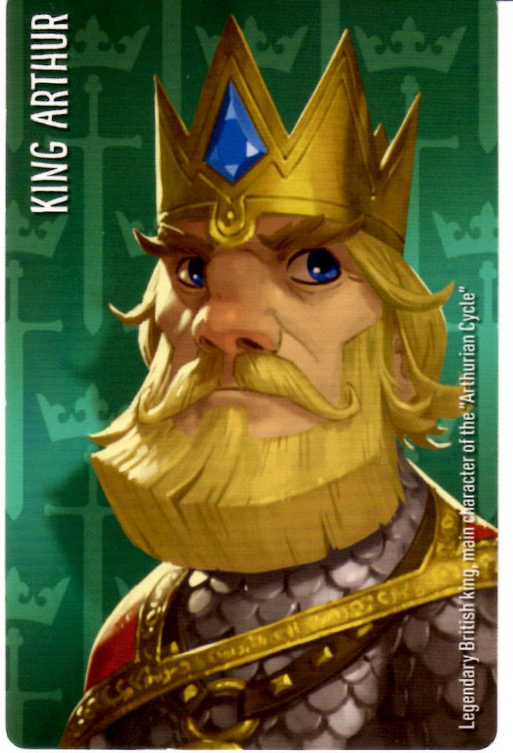 Similo: Fables : King Arthur Promo Card for use with the board game S, Similo: Fables, Spring Sale, sold at the BoardGameGeek Store