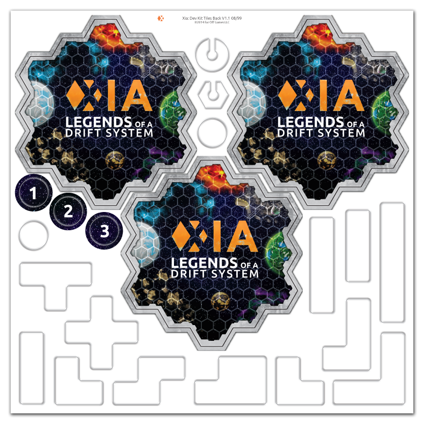 Xia: Dev Kit for use with the board game X, Xia, sold at the BoardGameGeek Store