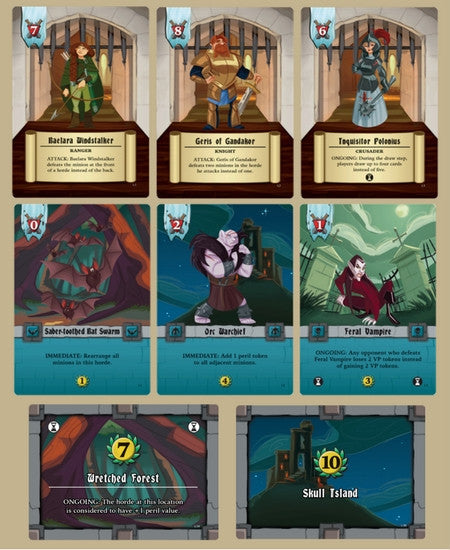 Retreat to Darkmoor: Legendary Expansion for use with the board game R, Retreat to Darkmoor, sold at the BoardGameGeek Store