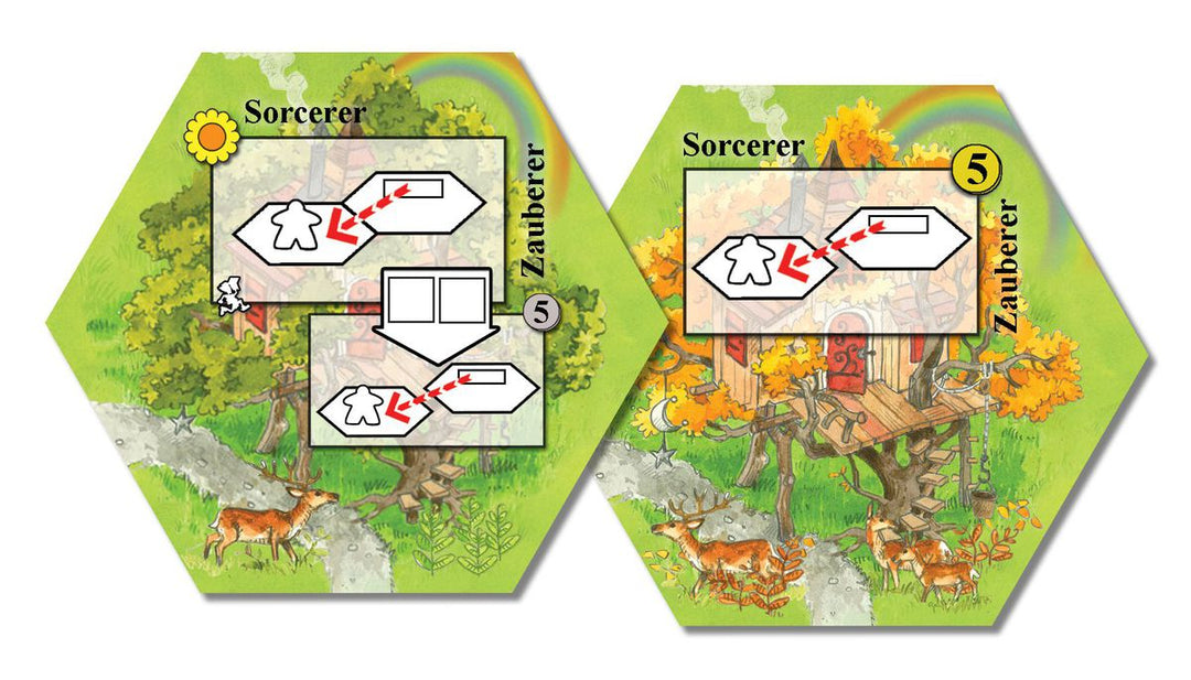 Keyflower: Sorcerer for use with the board game K, Keyflower, Spring Sale, sold at the BoardGameGeek Store