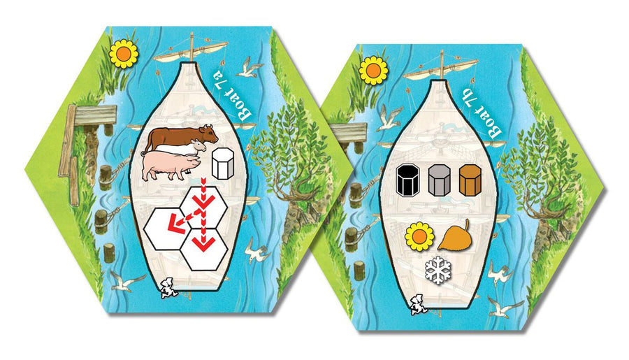 Keyflower: Boat 7 for use with the board game K, Keyflower, Spring Sale, sold at the BoardGameGeek Store