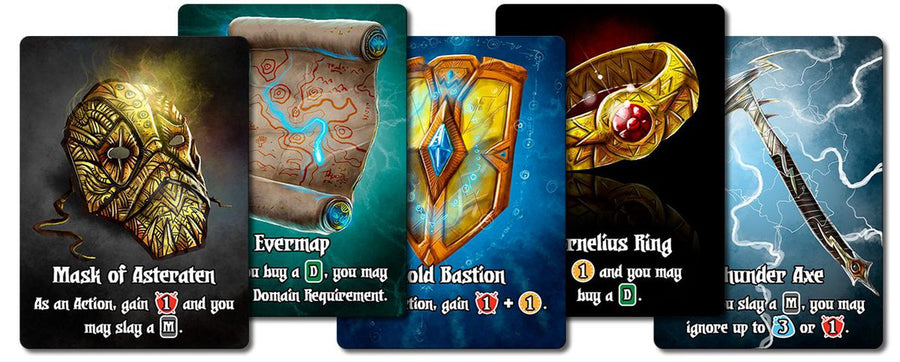 Valeria: Card Kingdoms – Expansion Pack #06: Relics for use with the board game Spring Sale, V, Valeria, sold at the BoardGameGeek Store