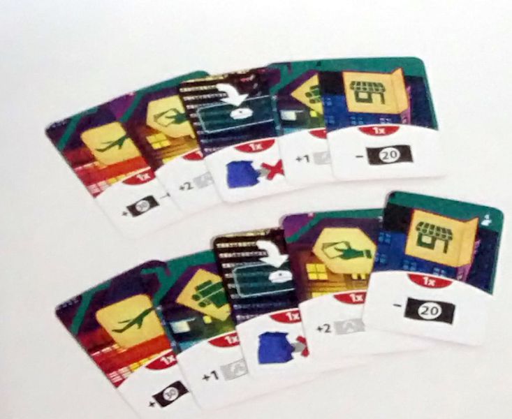 Counterfeiters: Action Improvements Promo for use with the board game C, Counterfeiters, sold at the BoardGameGeek Store