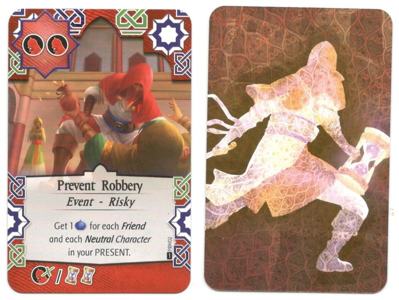 Thief's Fortune, A: Prevent Robbery Promo Card for use with the board game Spring Sale, T, Thief's Fortune, sold at the BoardGameGeek Store