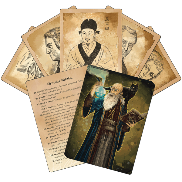 Trismegistus: The Ultimate Formula – Alchemists Promo for use with the board game T, Trismegistus, sold at the BoardGameGeek Store