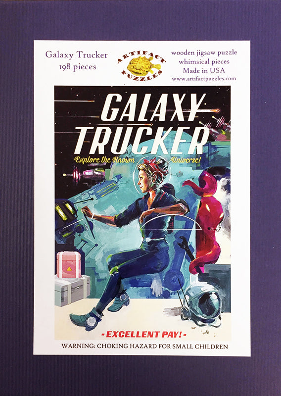 Galaxy Trucker Artifact Puzzle for use with the board game Galaxy Trucker, Spring Sale, sold at the BoardGameGeek Store