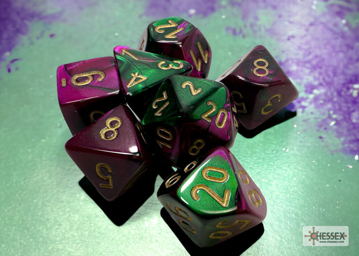 Gemini® Polyhedral 7-Dice RPG Set