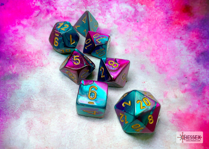 Gemini® Polyhedral 7-Dice RPG Set
