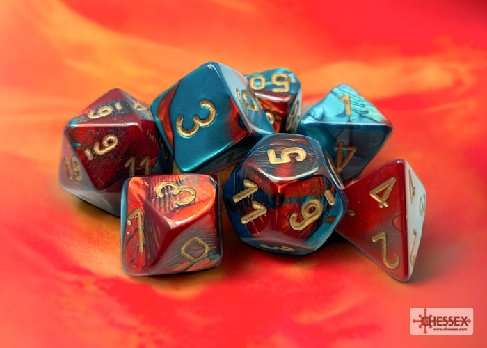 Gemini® Polyhedral 7-Dice RPG Set