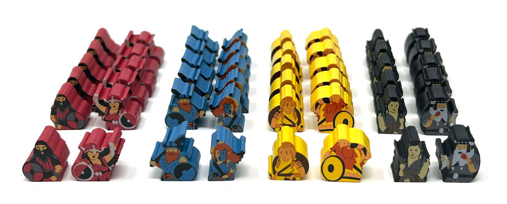 Feast For Odin: Viking Character Meeples (Meeple Source)