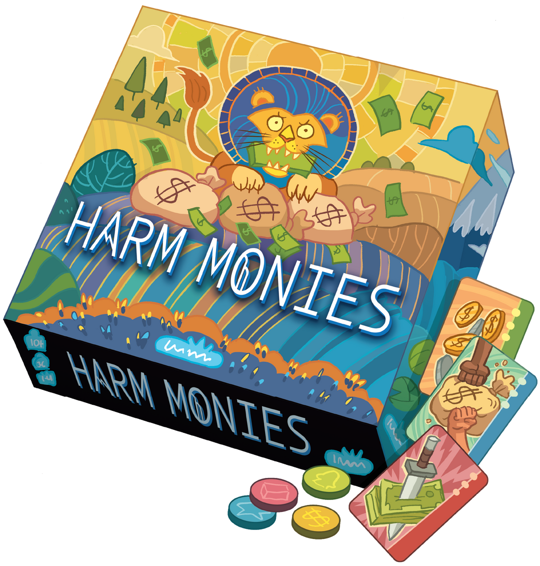 Game Gags - board game parody stickers