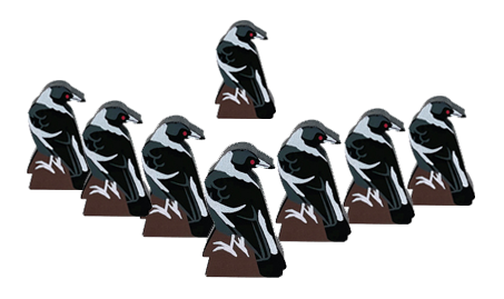 Wingspan: Player Bird Token Sets (Meeple Source)