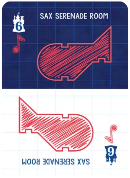 Blueprints of Mad King Ludwig: Sax Serenade Room Promo Card