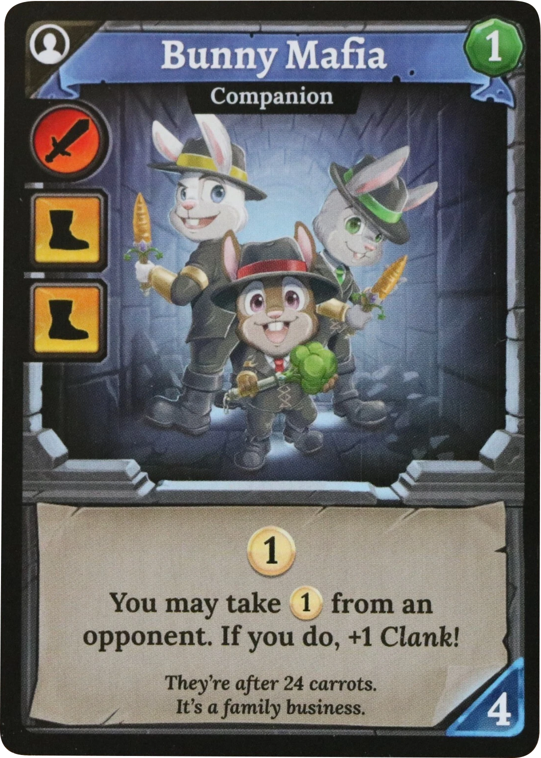 Clank!: Bunny Mafia Promo Card