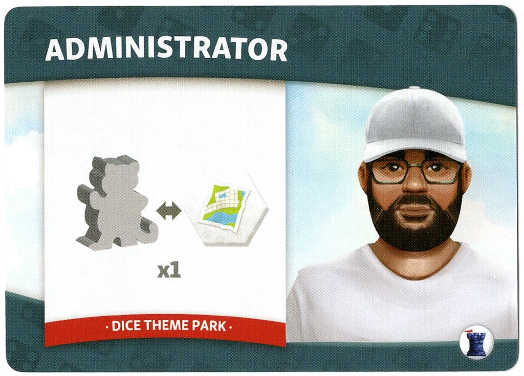 Dice Theme Park: Zee Administrator Promo Card