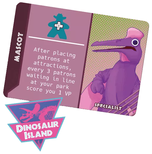 Dinosaur Island: Mascot Promo Card