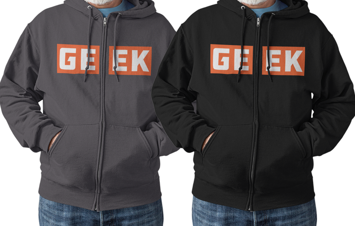 Full Zip GEEK Hoodie