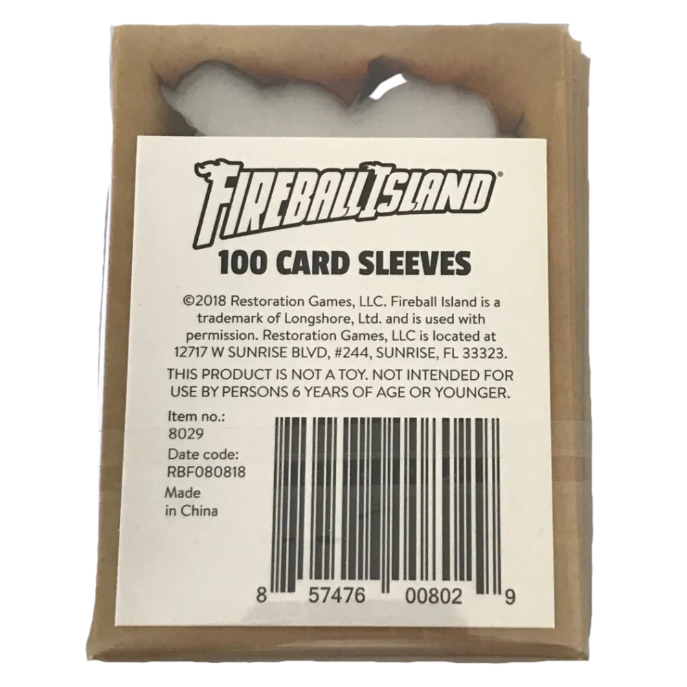 Fireball Island: The Curse of Vul-Kar – Card Sleeves