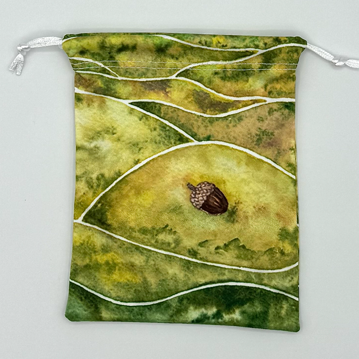 Microfiber Drawstring Bags - Four Elements Patterns