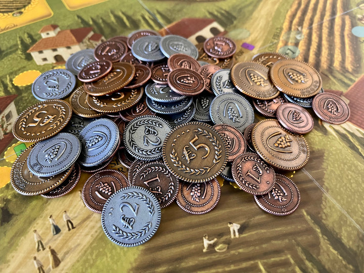 Viticulture and Tuscany: Metal Coin Set