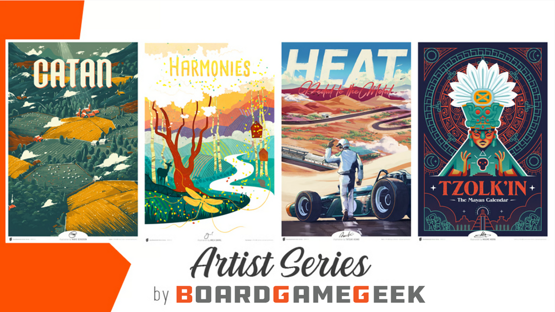 BoardGameGeek Artist Series: Series 11 - 12"x18" Bundle (4 prints)