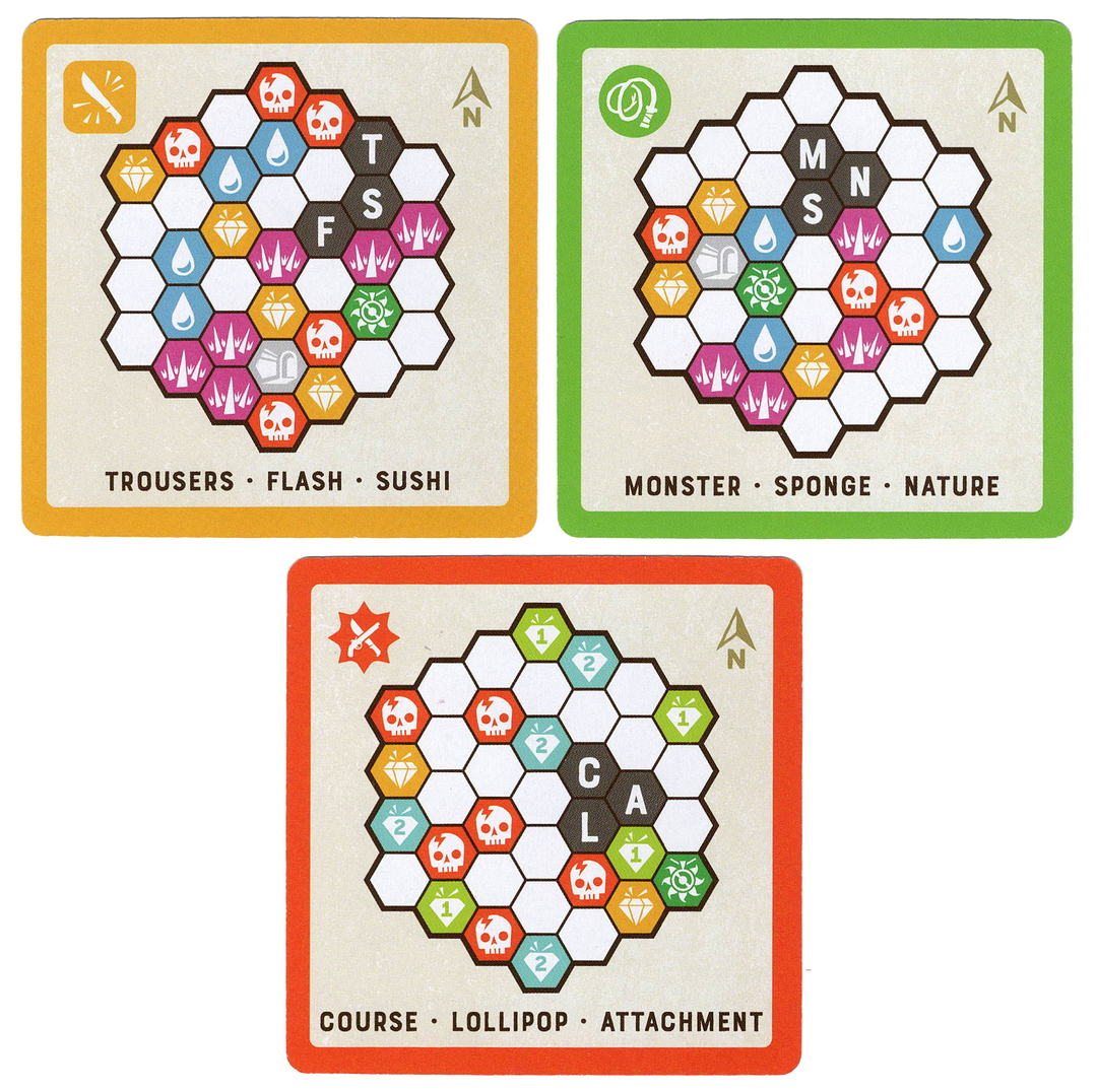 Geek Types. Map Landmarks: Game Boy Geek 2025 Promo Map Cards – BoardGameGeek Store