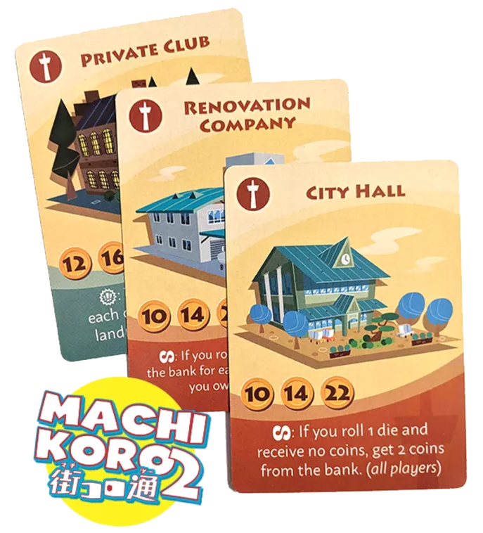 Machi Koro 2: Landmarks Promo Pack