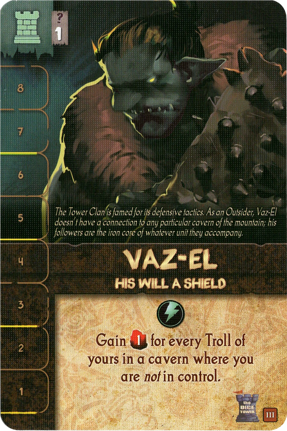 Fall of the Mountain King: Vaz-El Promo Card