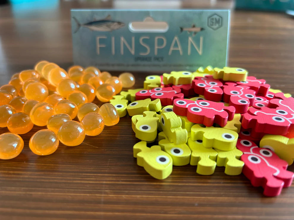 Finspan - Upgrade Pack (Wooden Tokens & Squishy Eggs)