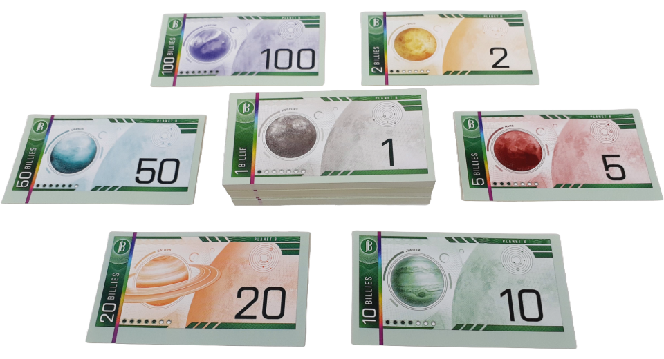 Planet B - Pad of Game Money