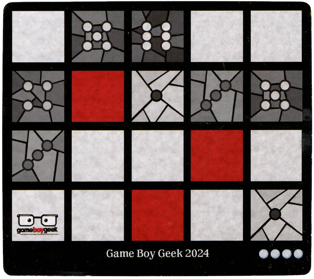 Sagrada: Promo 25 – Game Boy Geek 2024 Window Pattern Card