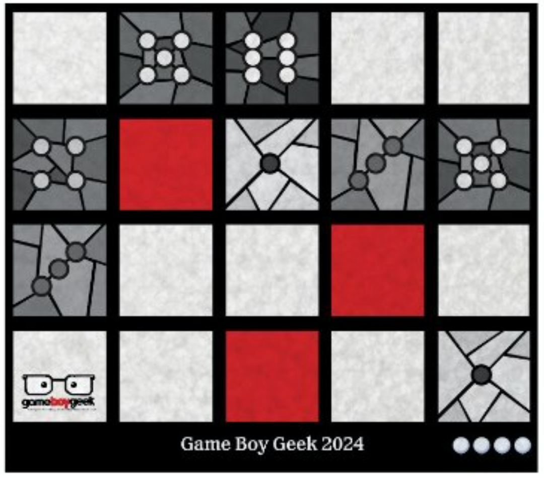 Sagrada: Promo 25 – Game Boy Geek 2024 Window Pattern Card