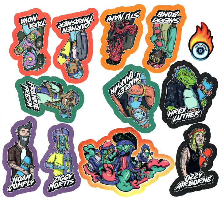 Skate Summer - Sticker Pack