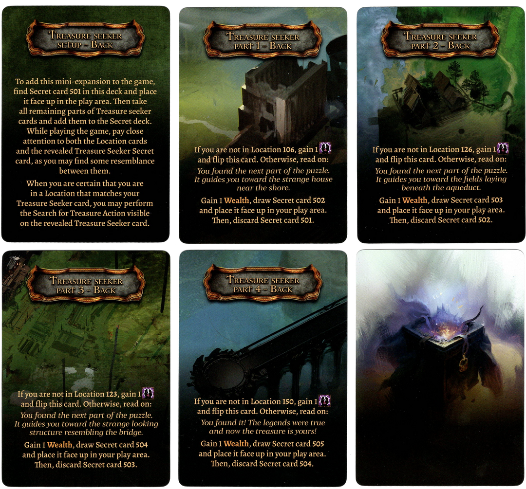 Tainted Grail: Kings of Ruin – Treasure Seeker Promo Cards