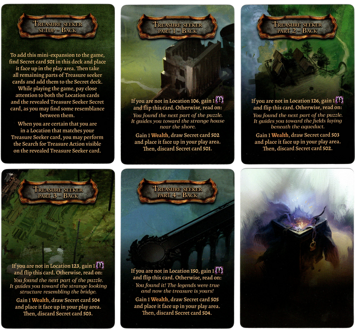 Tainted Grail: Kings of Ruin – Treasure Seeker Promo Cards