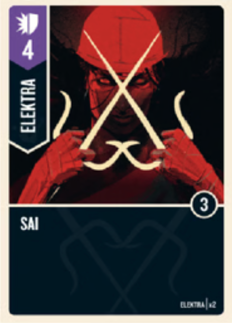 Unmatched: Hell's Kitchen – Elektra Foil Card