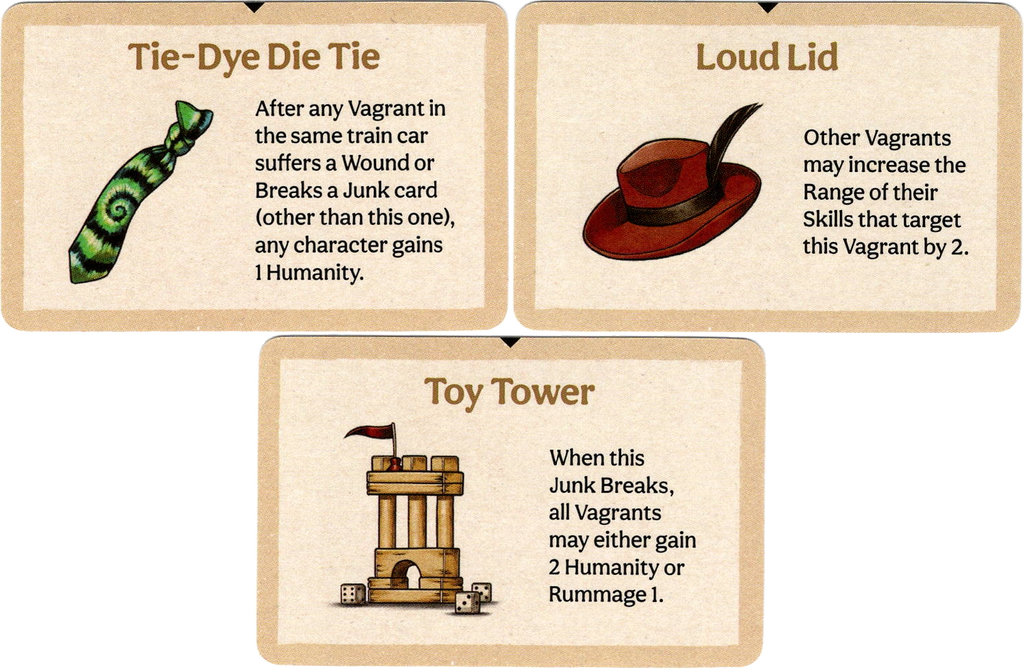 Vagrantsong: Dice Tower 2022 Promo Cards