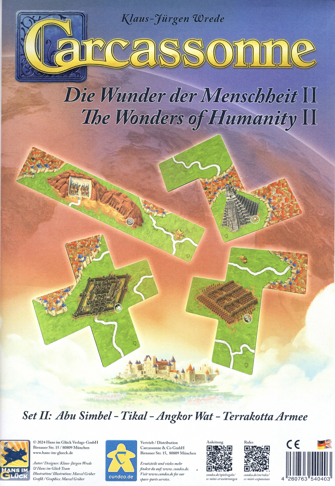 Carcassonne: The Wonders of Humanity - Set 2 Mini-Expansion