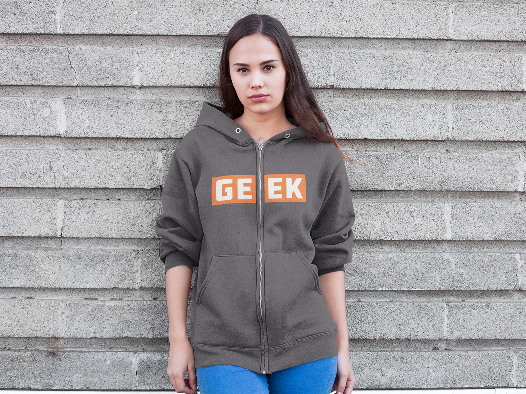 Full Zip GEEK Hoodie