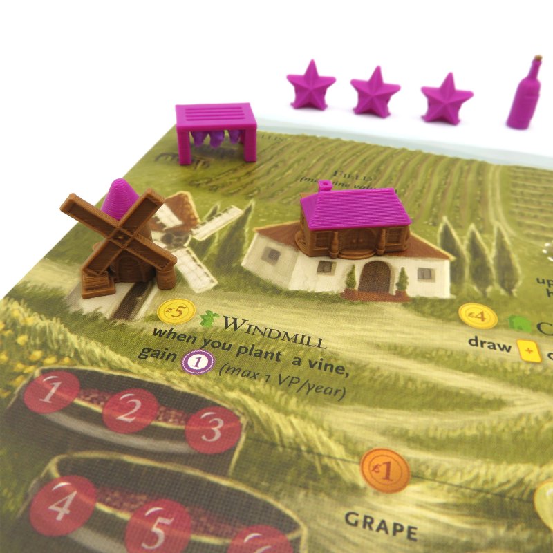 BGExpansions - 3D-Printed Full Upgrade Kit for Viticulture