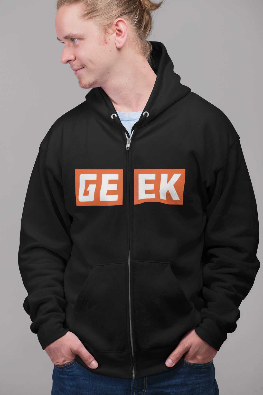 Full Zip GEEK Hoodie