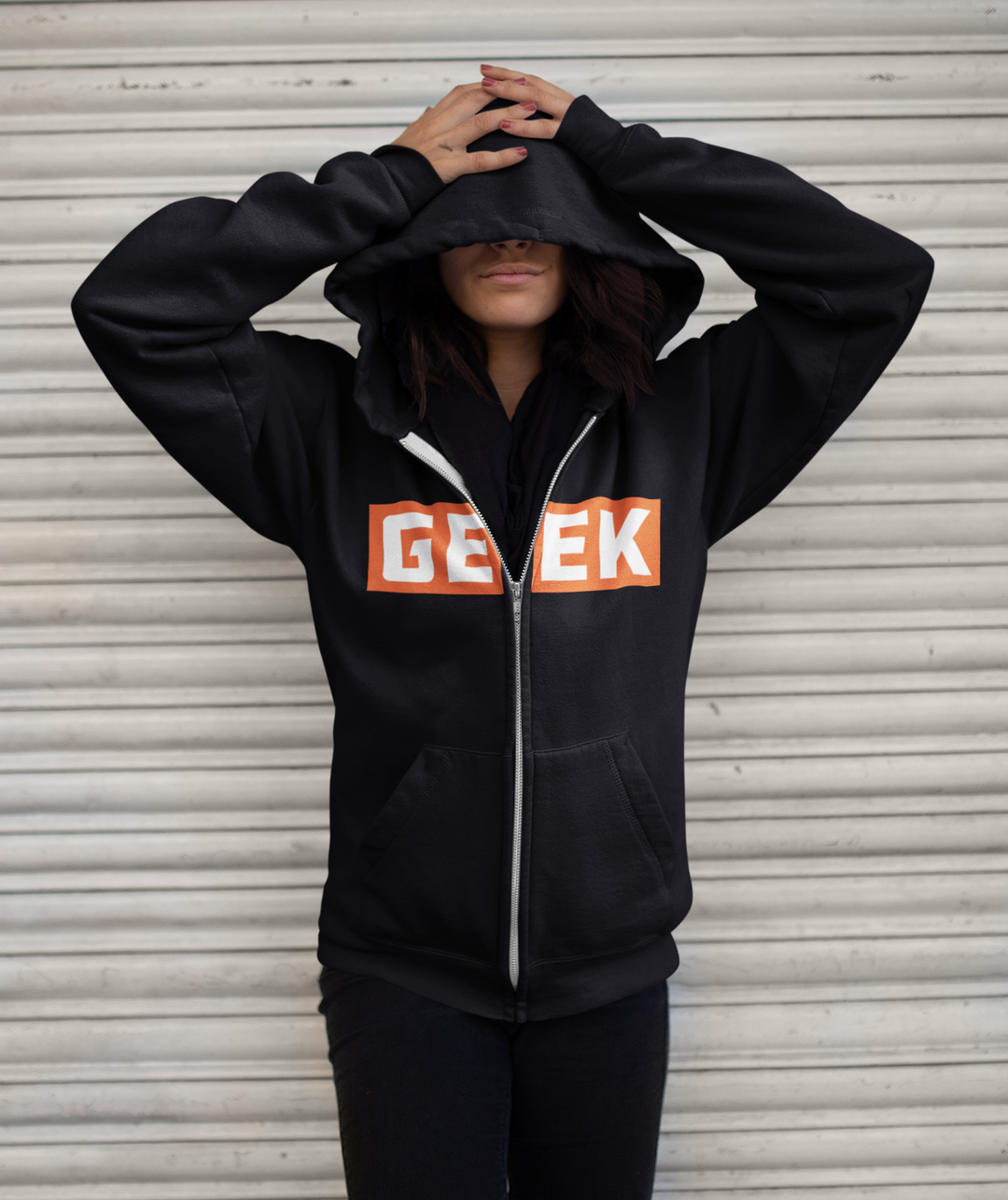 Full Zip GEEK Hoodie