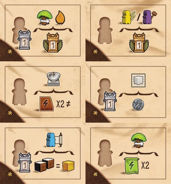 Ezra and Nehemiah: Spielbox Scroll Tiles